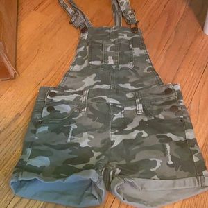 Justice short overalls